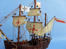 Load image into Gallery viewer, Wooden Pinta Model Ship 12&quot;
