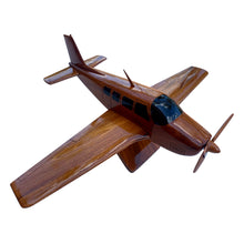 Load image into Gallery viewer, A36 Bonanza Mahogany Wood Desktop Airplane Model
