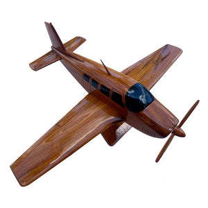 A36 Bonanza Mahogany Wood Desktop Airplane Model