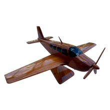 Load image into Gallery viewer, A36 Bonanza Mahogany Wood Desktop Airplane Model