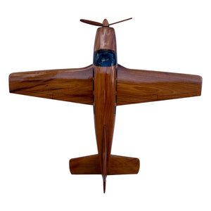 A36 Bonanza Mahogany Wood Desktop Airplane Model