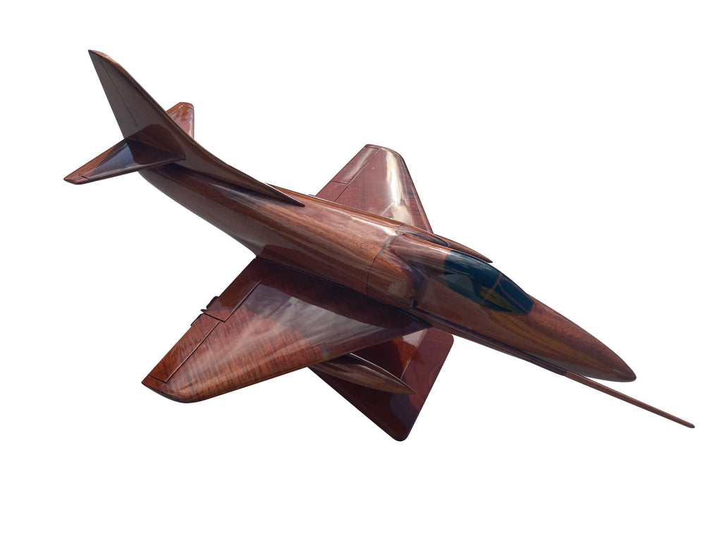 A4G Skyhawk Mahogany Wood Desktop Airplane Model