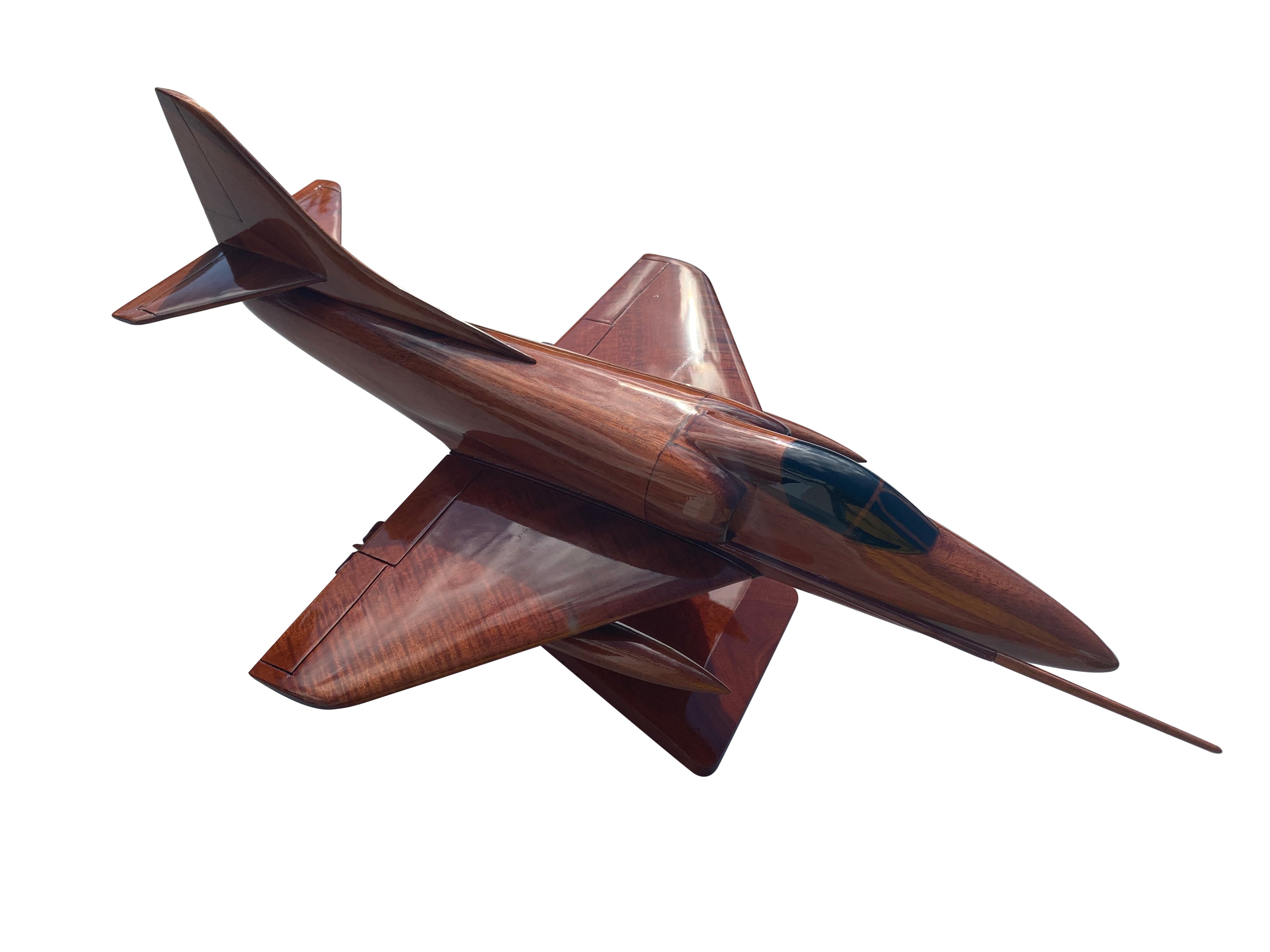 A4M Skyhawk Mahogany Wood Desktop Airplane Model