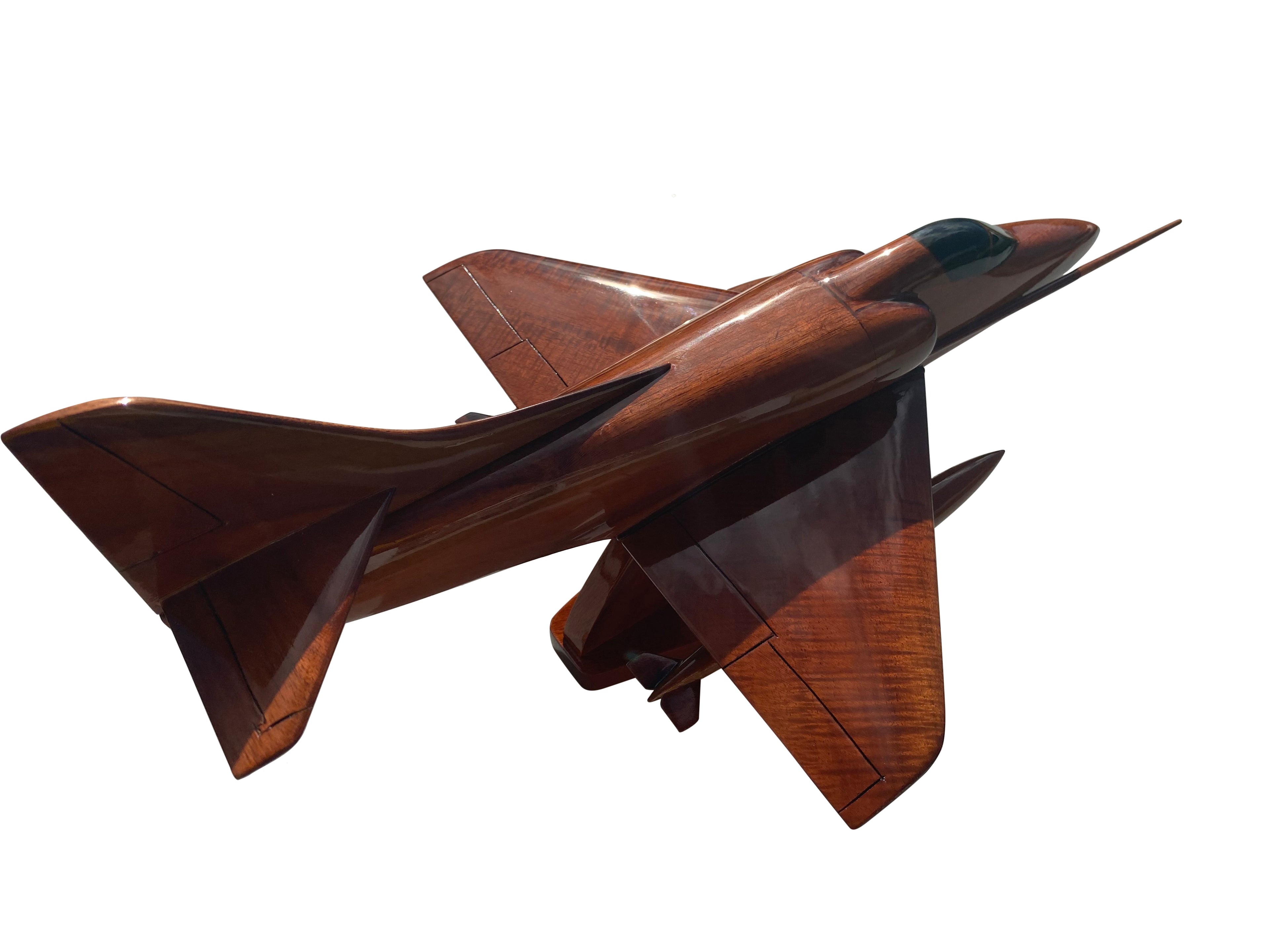 A4M Skyhawk Mahogany Wood Desktop Airplane Model