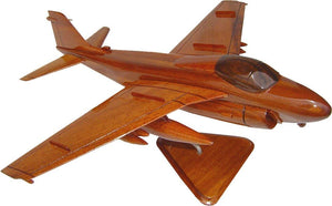 A6 Intruder Mahogany Wood Desktop Airplane Model