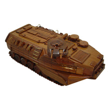 Load image into Gallery viewer, AAV7 Mahogany Wood Desktop Military Vehicle Model