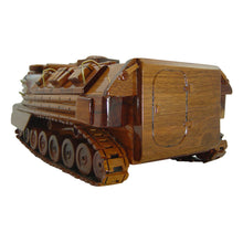Load image into Gallery viewer, AAV7 Mahogany Wood Desktop Military Vehicle Model