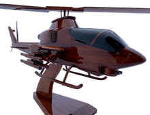 Load image into Gallery viewer, AH1G Cobra  Mahogany Wood Desktop Helicopter Model