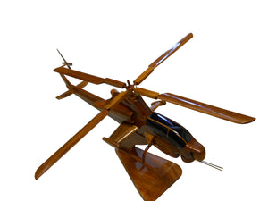 AH1Z Super Cobra Mahogany Wood Desktop Helicopter Model