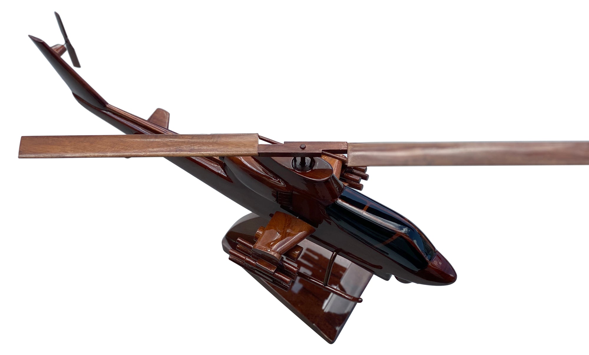 AH1G Cobra  Mahogany Wood Desktop Helicopter Model