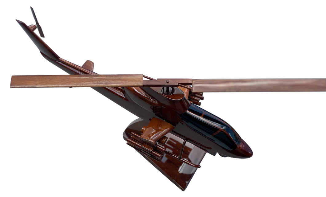 AH1G Cobra  Mahogany Wood Desktop Helicopter Model