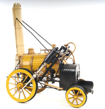 Load image into Gallery viewer, 1829 Yellow Stephenson Rocket Steam Locomotive