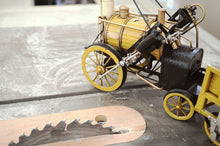 Load image into Gallery viewer, 1829 Yellow Stephenson Rocket Steam Locomotive