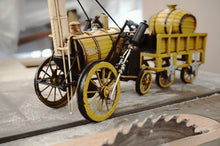 Load image into Gallery viewer, 1829 Yellow Stephenson Rocket Steam Locomotive