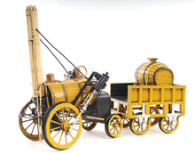 Load image into Gallery viewer, 1829 Yellow Stephenson Rocket Steam Locomotive