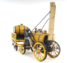 Load image into Gallery viewer, 1829 Yellow Stephenson Rocket Steam Locomotive