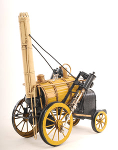 1829 Yellow Stephenson Rocket Steam Locomotive
