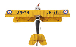 Yellow Curtis Jenny Plane 1:18