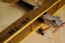 Load image into Gallery viewer, Yellow Curtis Jenny Plane 1:18