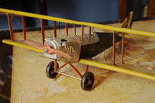 Load image into Gallery viewer, Yellow Curtis Jenny Plane 1:18