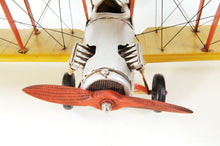 Load image into Gallery viewer, Yellow Curtis Jenny Plane 1:18