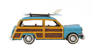 1949 Ford Wagon Car W/Two Surfboards