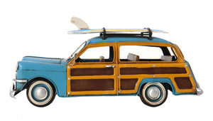 1949 Ford Wagon Car W/Two Surfboards