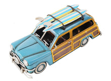 Load image into Gallery viewer, 1949 Ford Wagon Car W/Two Surfboards