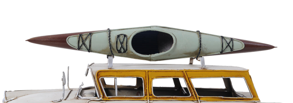 Fords Woody-Look Country Squire W/ Kayak