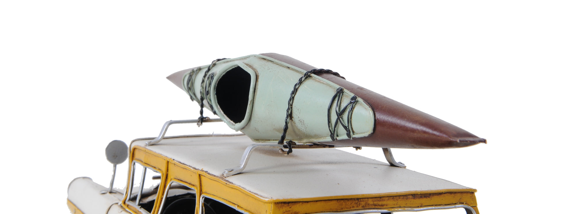 Fords Woody-Look Country Squire W/ Kayak