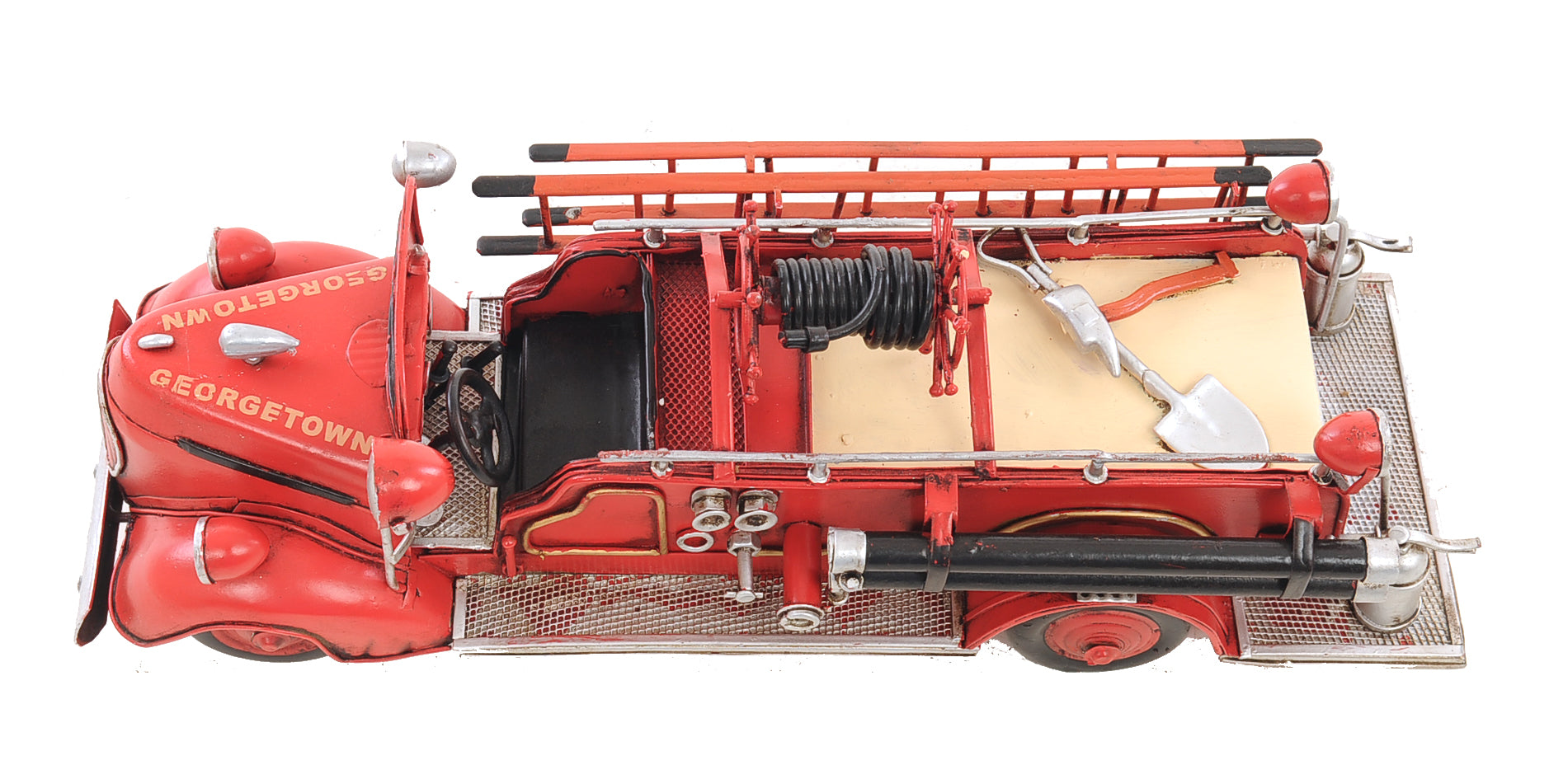 1938 Red Fire Engine Ford 1:40