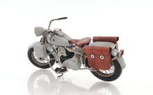 Load image into Gallery viewer, 1942 Indian Model 741 Grey Motorcycle 1:7