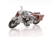 Load image into Gallery viewer, 1942 Indian Model 741 Grey Motorcycle 1:7