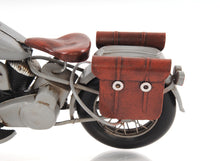 Load image into Gallery viewer, 1942 Indian Model 741 Grey Motorcycle 1:7