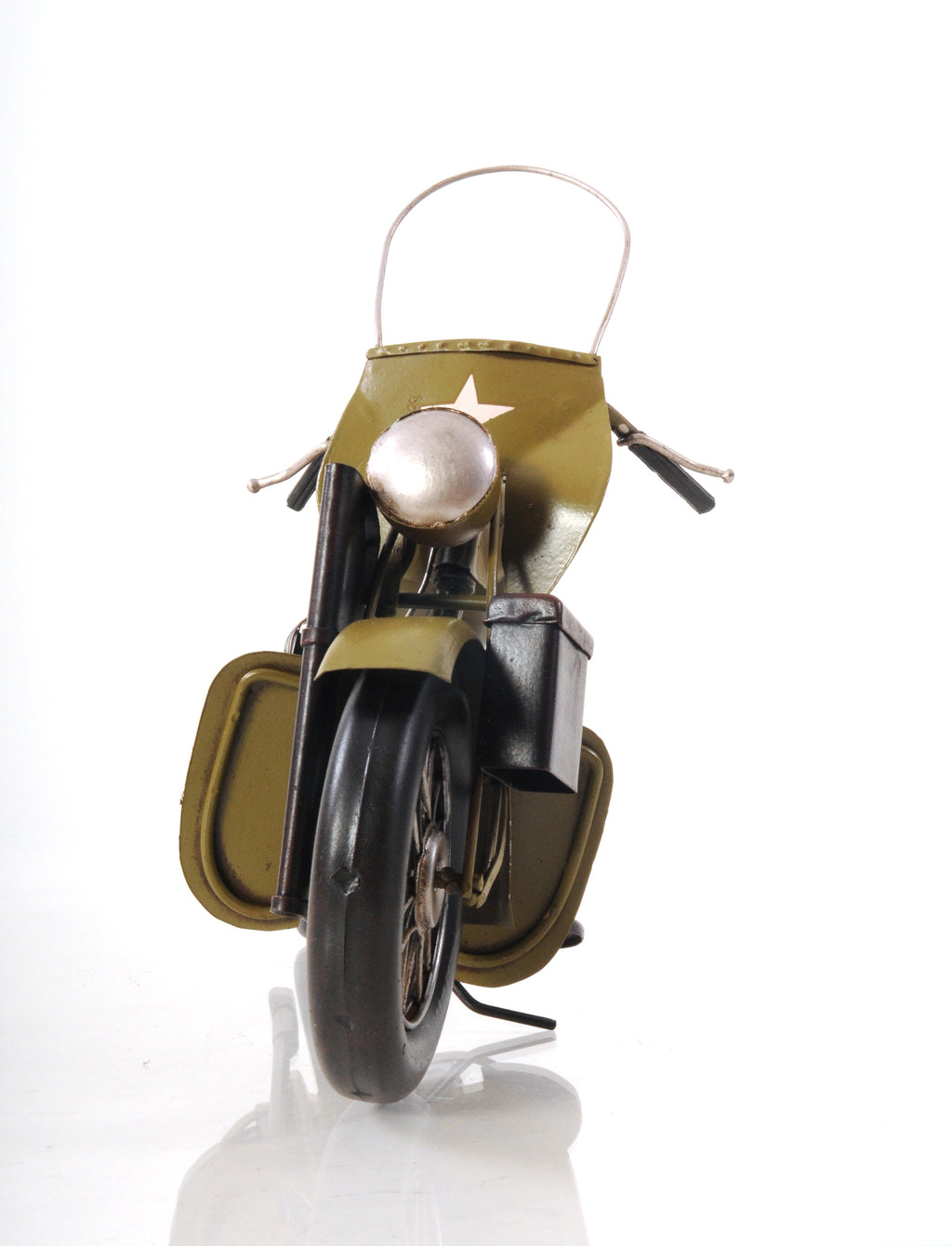 1942 Yellow Motorcycle 1:12