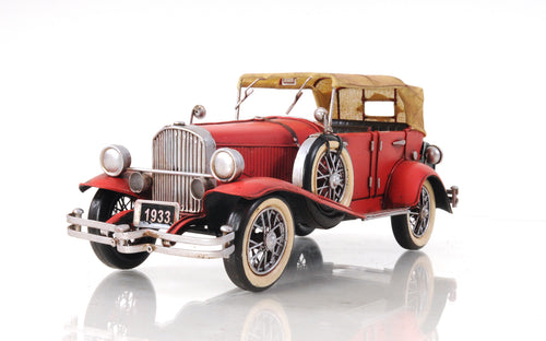 1933 Red Duesenberg J 1:12