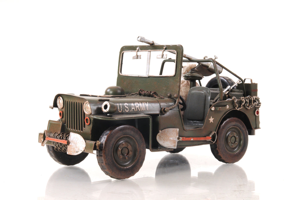Green 1940 Willys-Overland Jeep 1:12