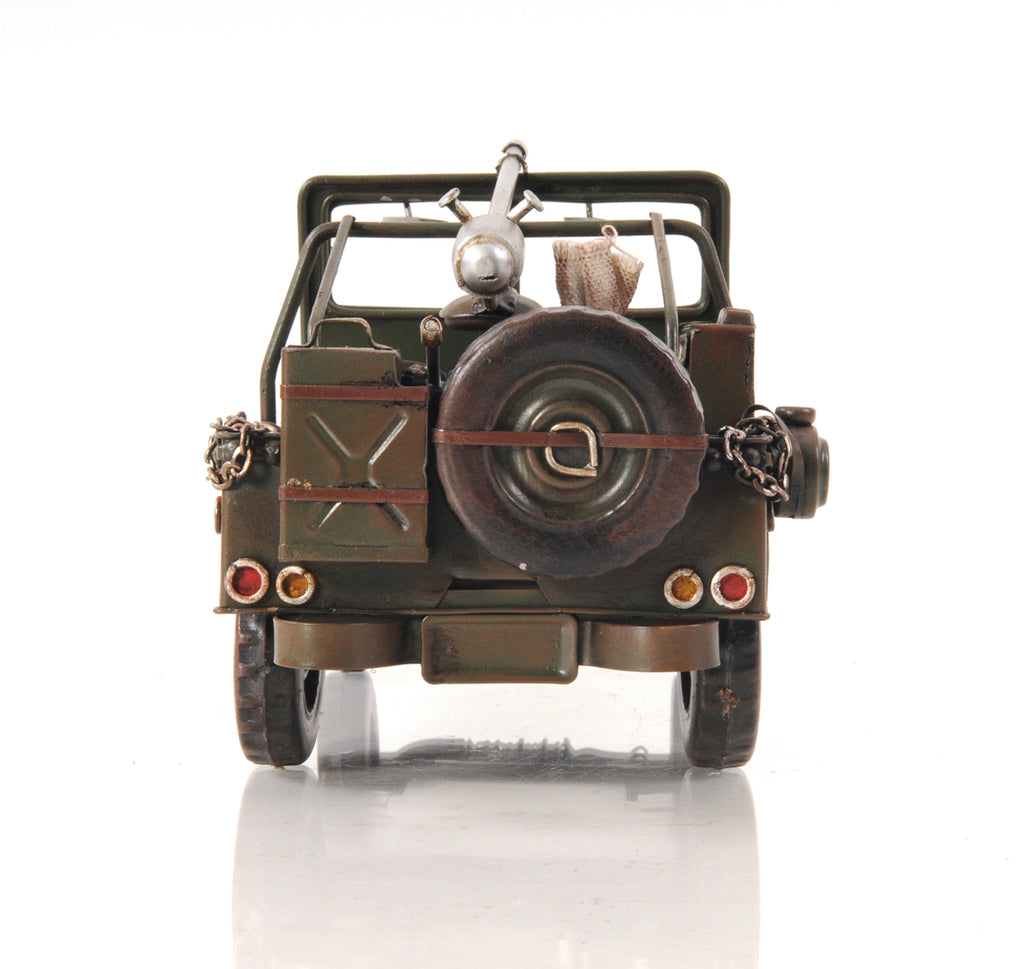 Green 1940 Willys-Overland Jeep 1:12