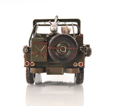 Load image into Gallery viewer, Green 1940 Willys-Overland Jeep 1:12