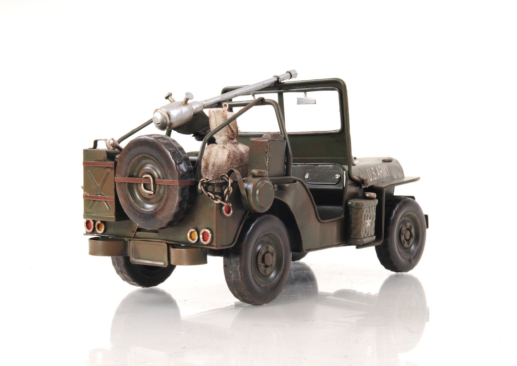 Green 1940 Willys-Overland Jeep 1:12