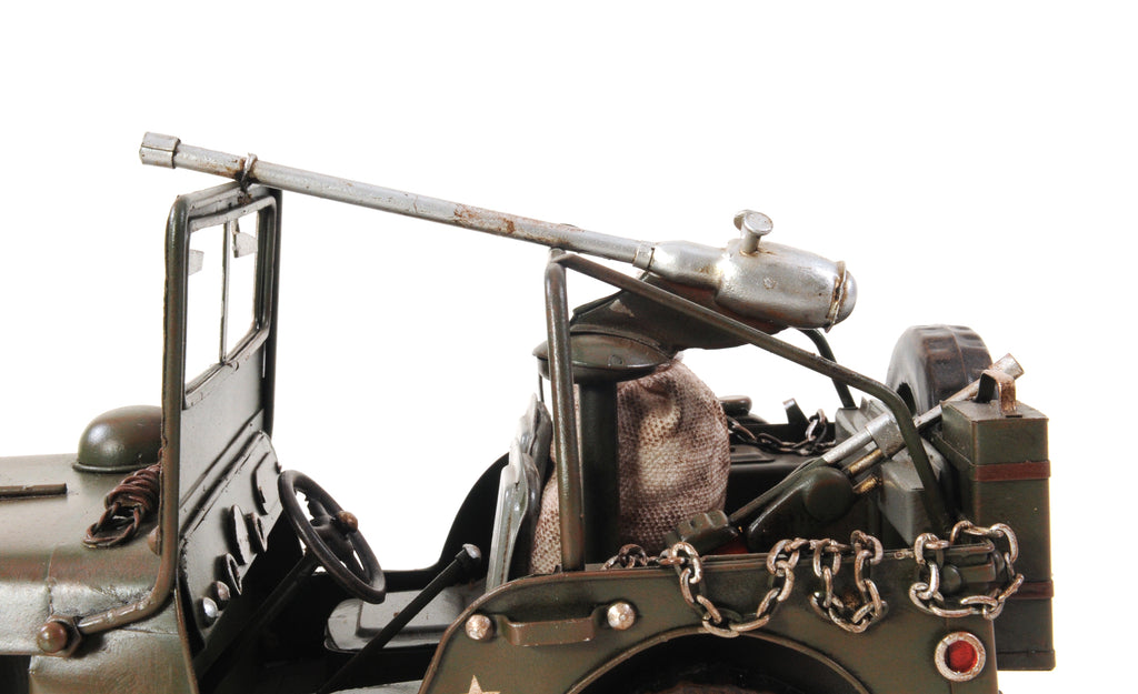 Green 1940 Willys-Overland Jeep 1:12