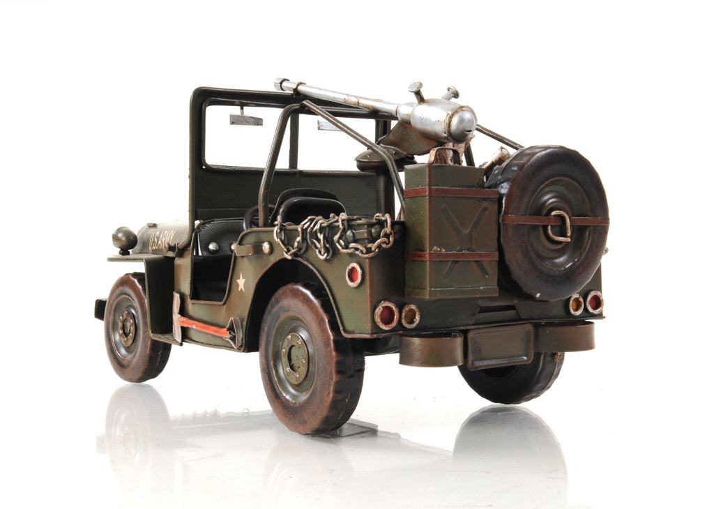 Green 1940 Willys-Overland Jeep 1:12