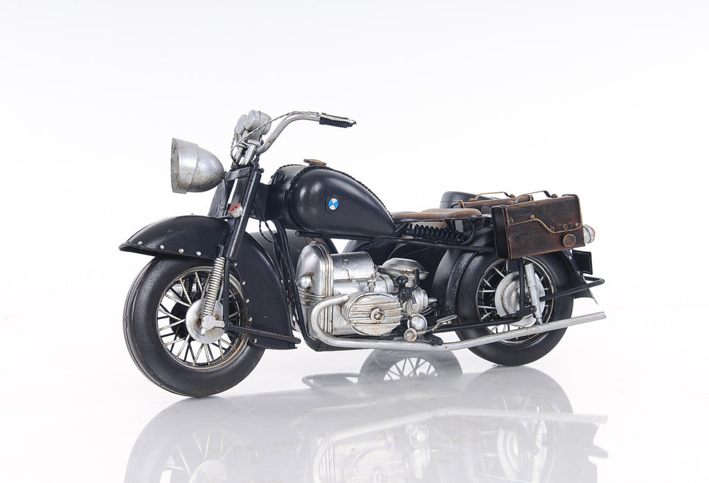 Black Vintage Motorcycle