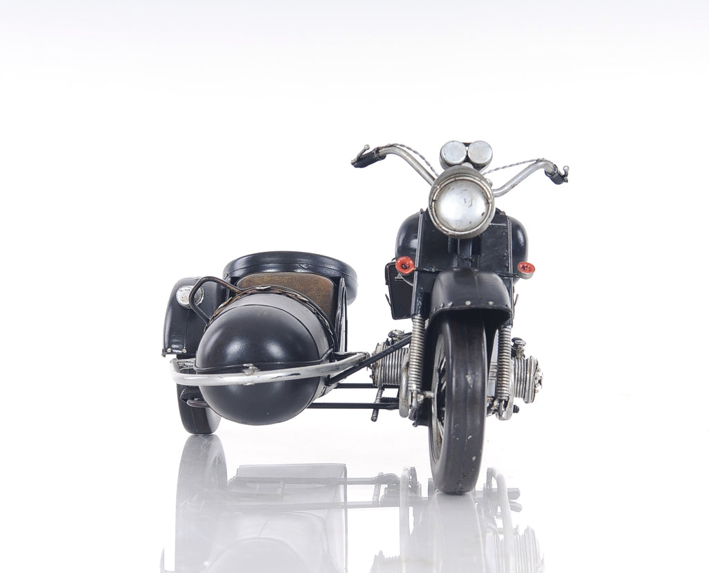 Black Vintage Motorcycle
