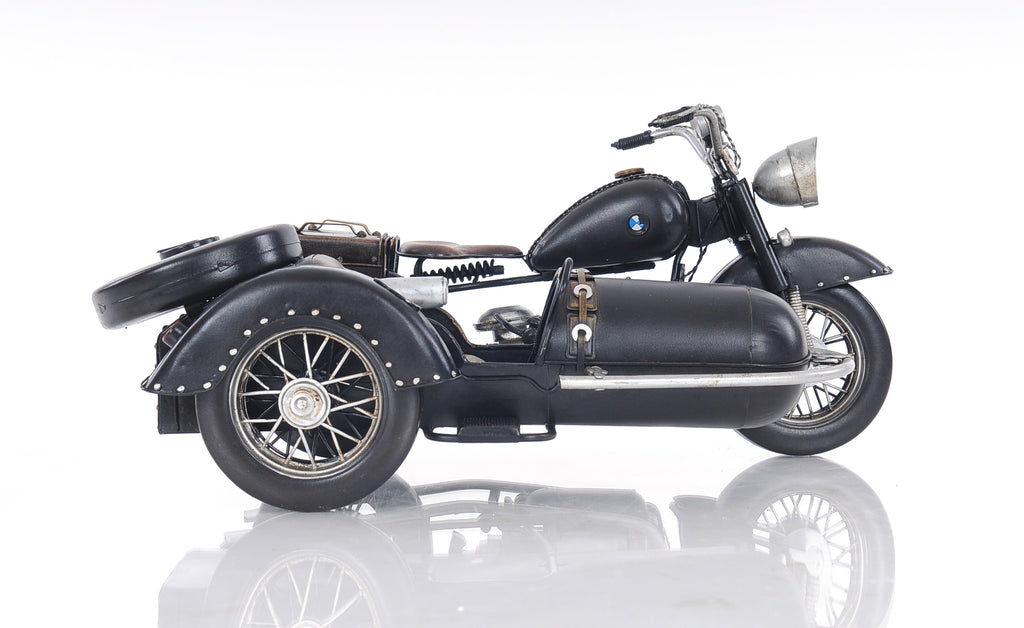 Black Vintage Motorcycle