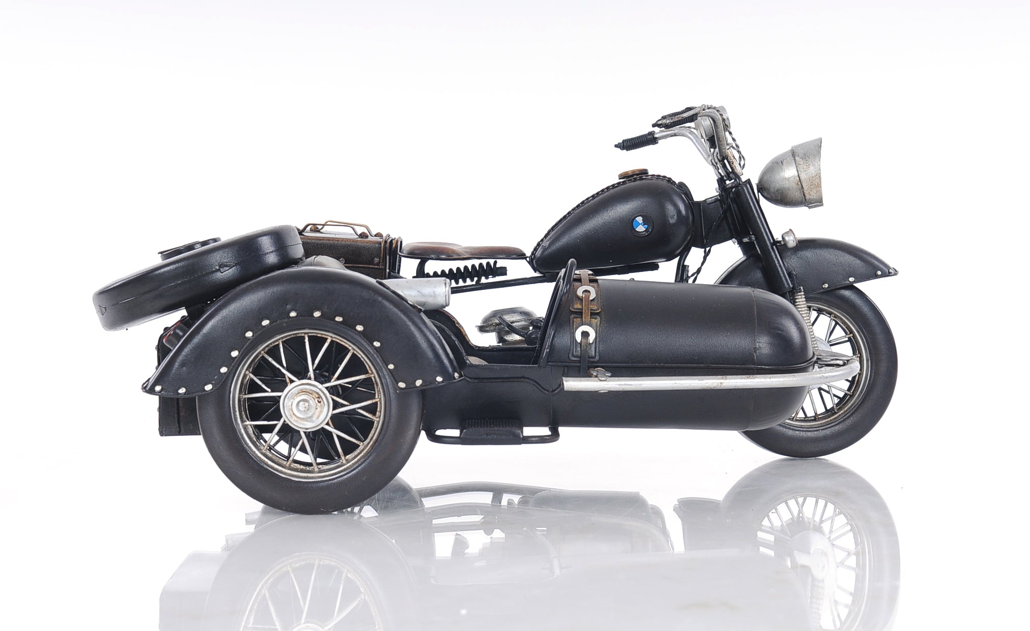 Black Vintage Motorcycle