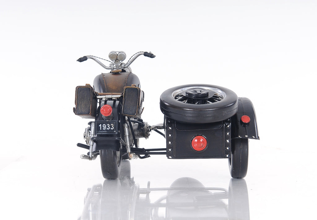 Black Vintage Motorcycle