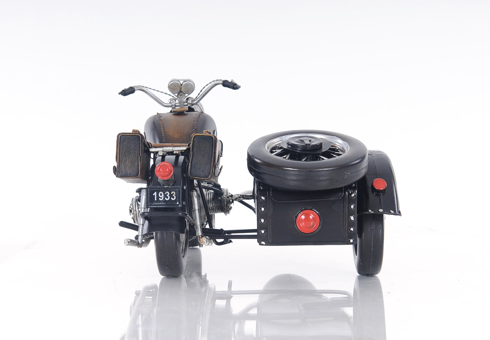 Black Vintage Motorcycle