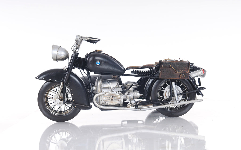 Black Vintage Motorcycle