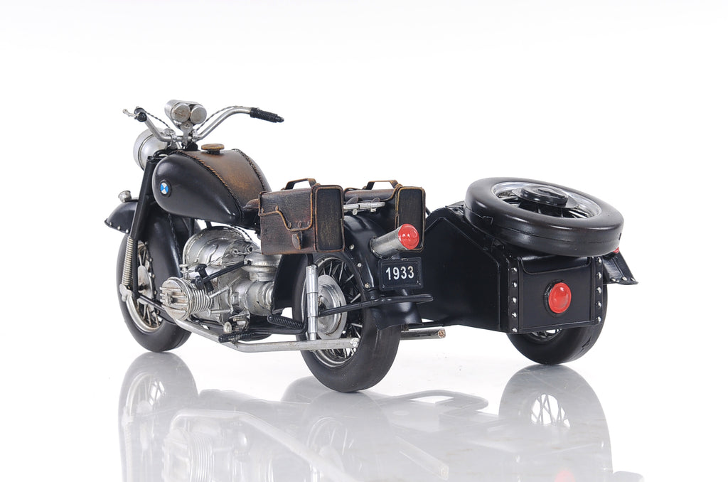 Black Vintage Motorcycle